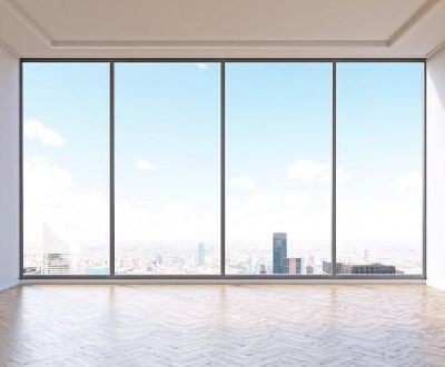 3. Panoramic - large windows from floor to ceiling.