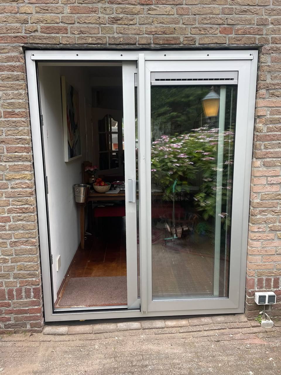 Schuifpui naar de tuin